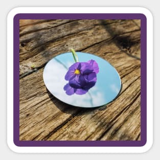 Purple Flower Sticker